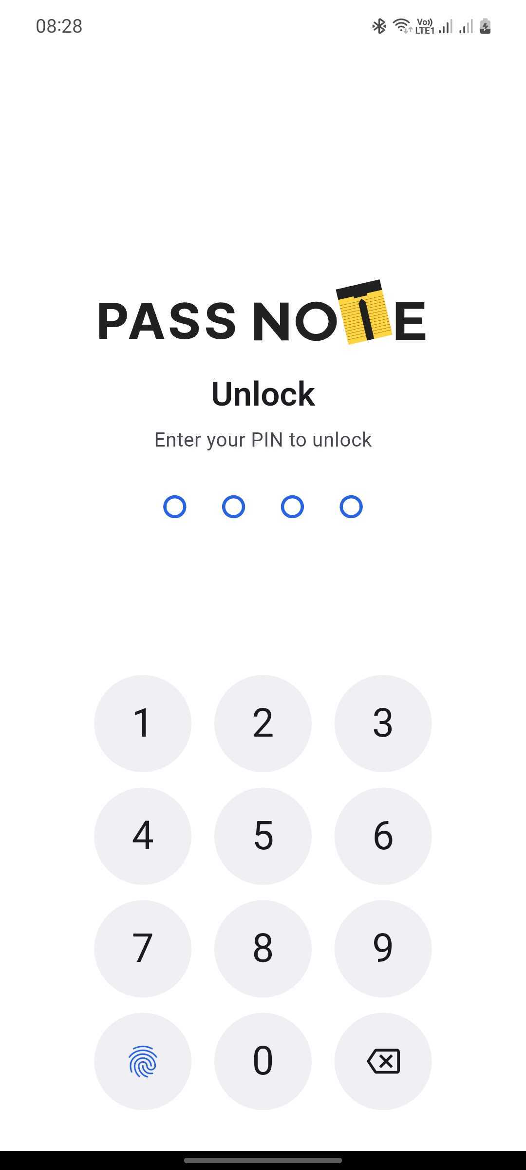 Biometric Vault Protection Prompt